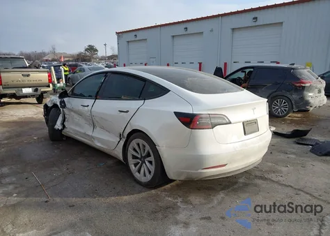 2021 Tesla Model 3 Standard Range Plus Rear-Wheel Drive from USA, damaged, VIN 5YJ3E1EA2MF087803